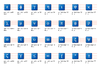 Symbol Tile Icon Set - 1