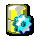 32-bit color icon on a 8-bit color display