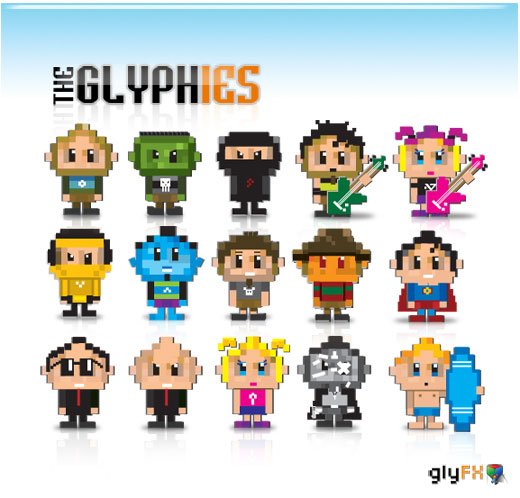 glyFX Glyphies Mini Set Preview